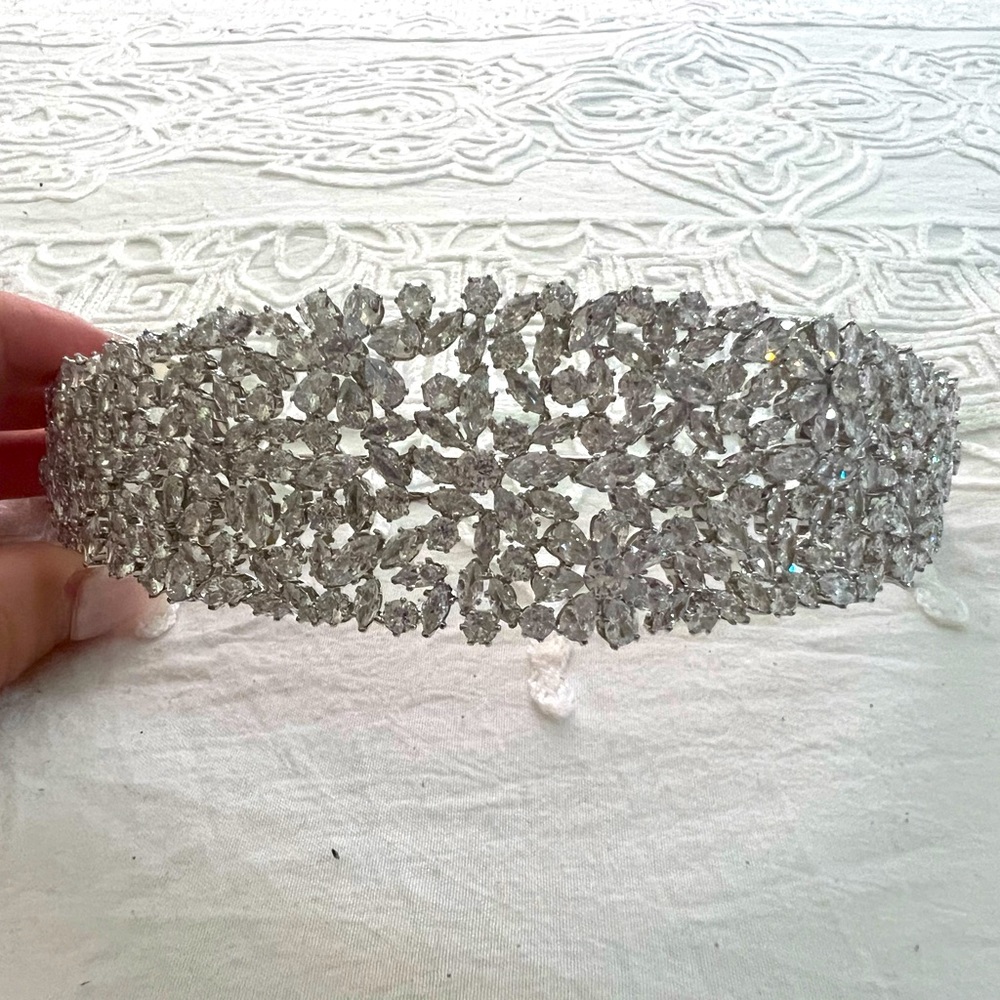 Bridal rhinestones headband